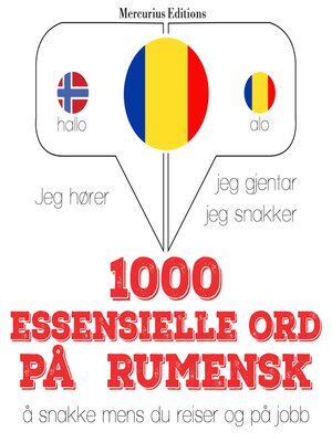 cover image of 1000 essensielle ord på rumensk